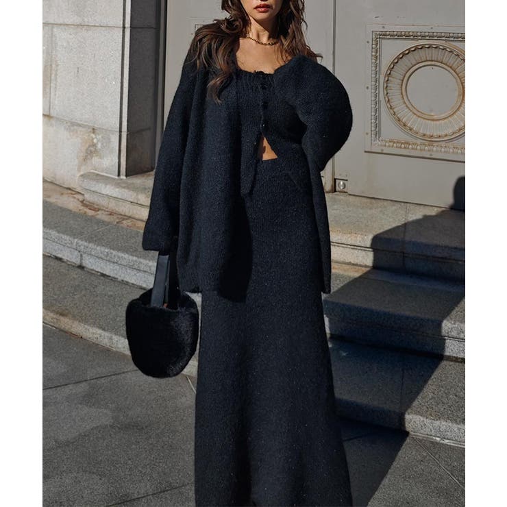 ニットカーディガン3ピースセットesutoreja セットアップ スタイルアップ | BUYSENSE | 詳細画像9 