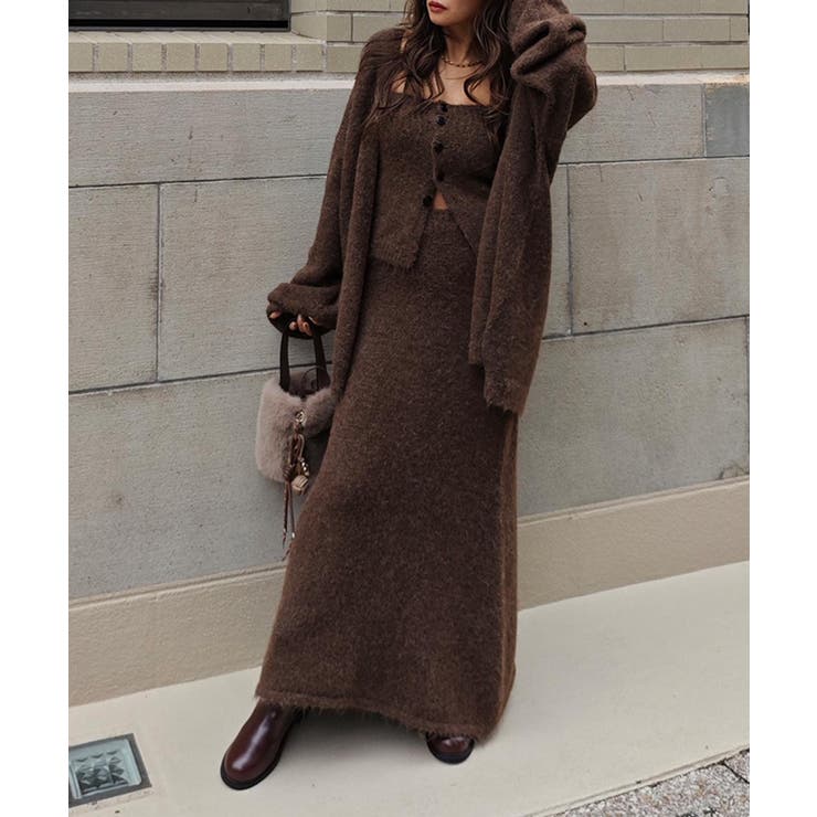 ニットカーディガン3ピースセットesutoreja セットアップ スタイルアップ | BUYSENSE | 詳細画像3 