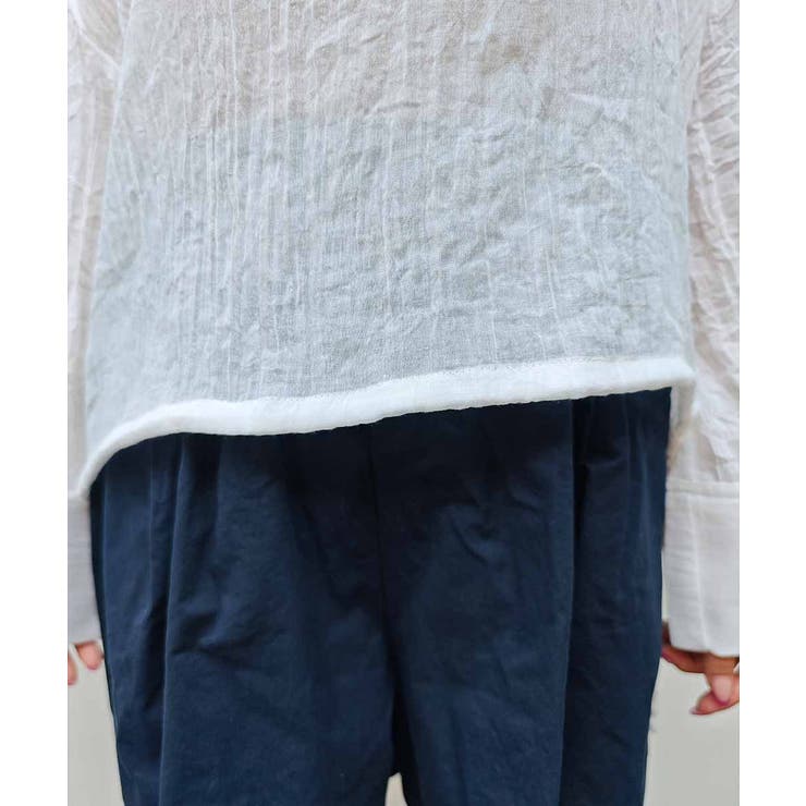 スキッパーシフォンシャツesutoreja シャツ スタイルアップ | BUYSENSE | 詳細画像17 