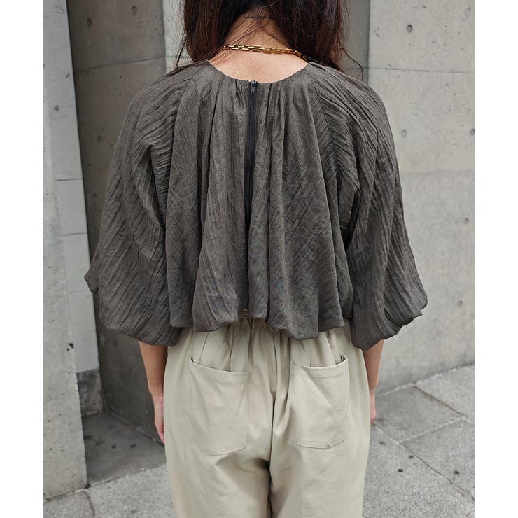 2wayシフォンパフスリーブトップスesutoreja シャツ アウター | BUYSENSE | 詳細画像17 