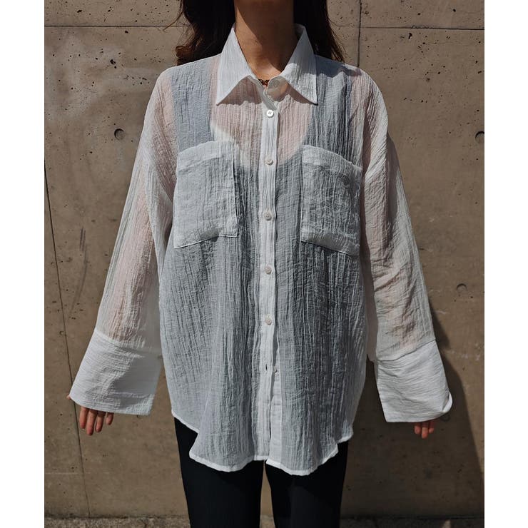 シアーワッシャーシャツesutoreja シャツ スタイルアップ | BUYSENSE | 詳細画像9 