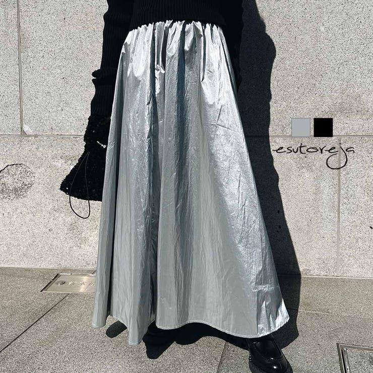 ウエストギャザースカート esutoreja スカート レディース トレンド | BUYSENSE | 詳細画像1 