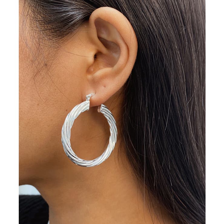 ヴィンテージツイストフープピアス emouv ピアス | BUYSENSE | 詳細画像2 