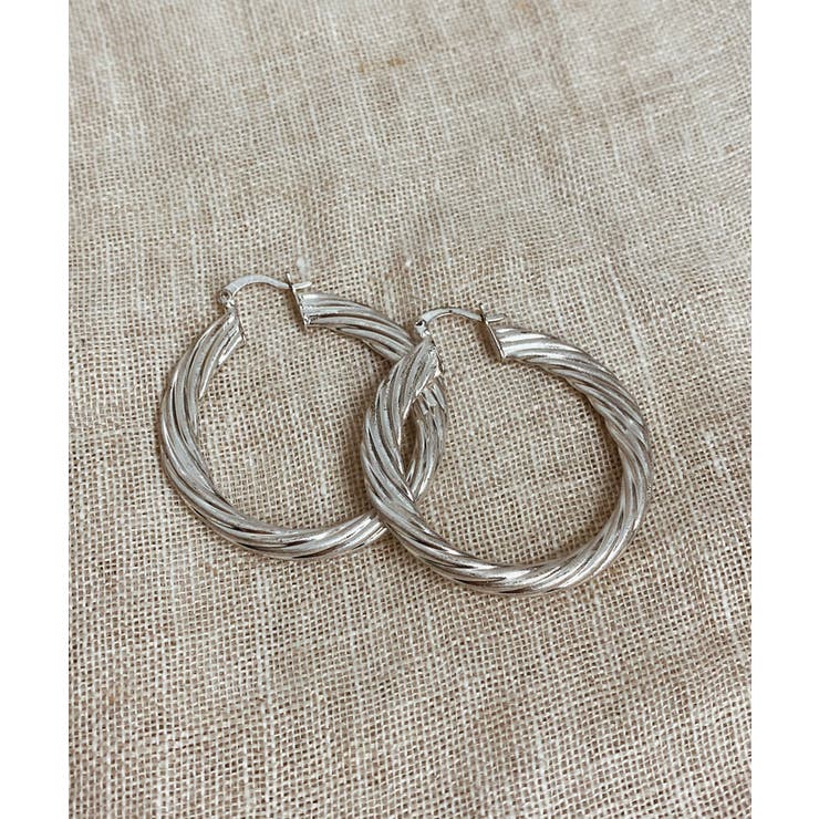 ヴィンテージツイストフープピアス emouv ピアス | BUYSENSE | 詳細画像5 