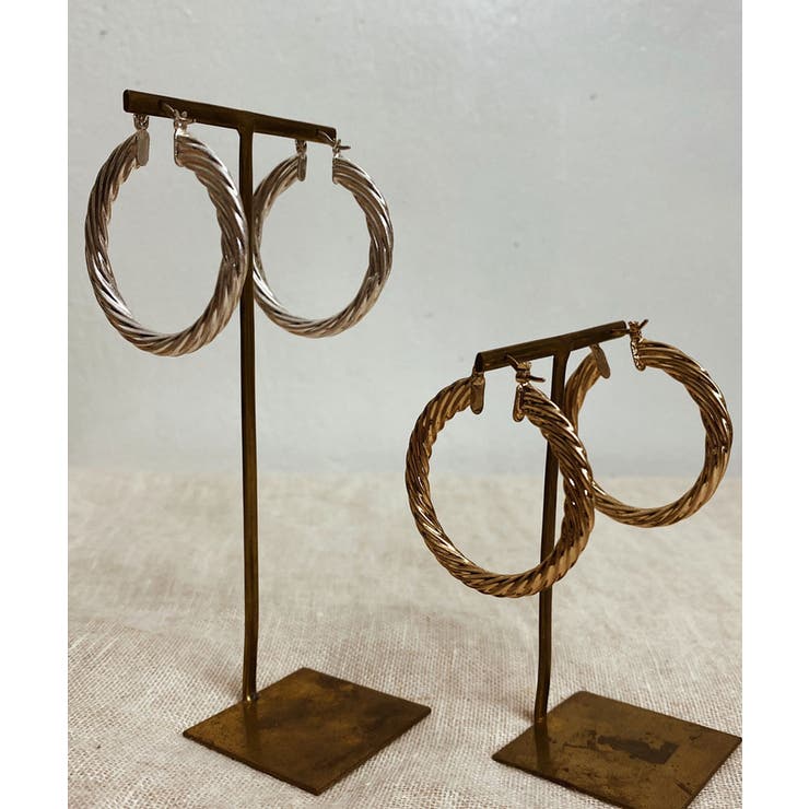 ヴィンテージツイストフープピアス emouv ピアス | BUYSENSE | 詳細画像7 