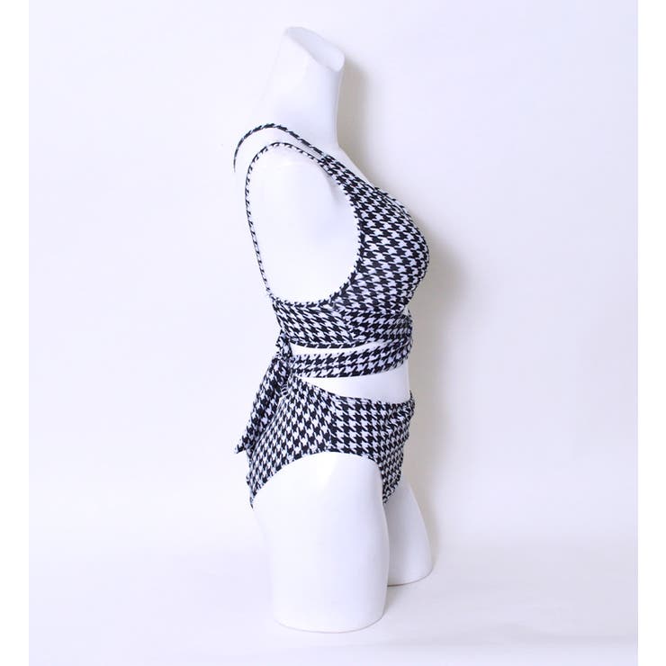 水着レディース 千鳥柄Wrapデザインビキニ LAVIA | BUYSENSE | 詳細画像7 