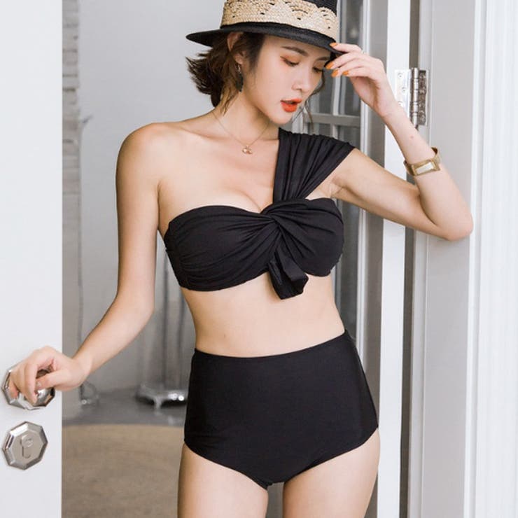 水着レディース タンキニ ワンショルダーデザインビキニ | BUYSENSE | 詳細画像9 