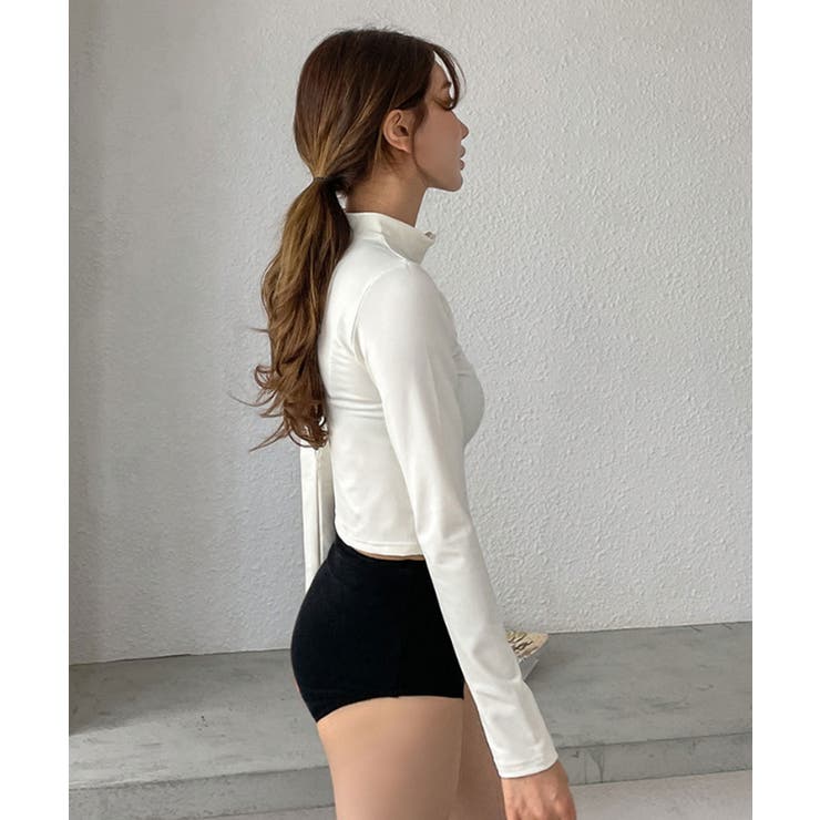 モノトーンラッシュガードビキニ LAVIA デザインビキニ | BUYSENSE | 詳細画像2 