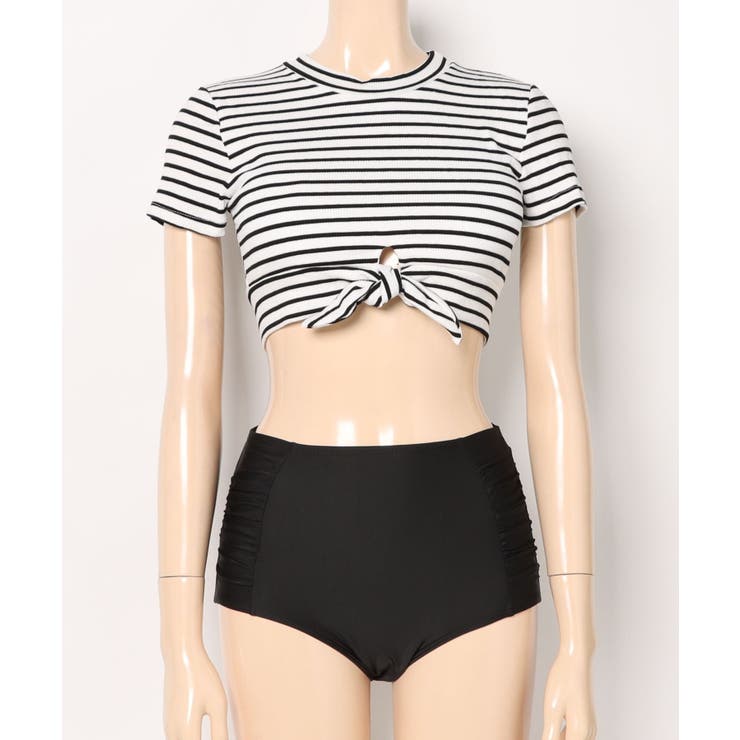 クロップドボーダービキニ LAVIA デザインビキニ | BUYSENSE | 詳細画像9 