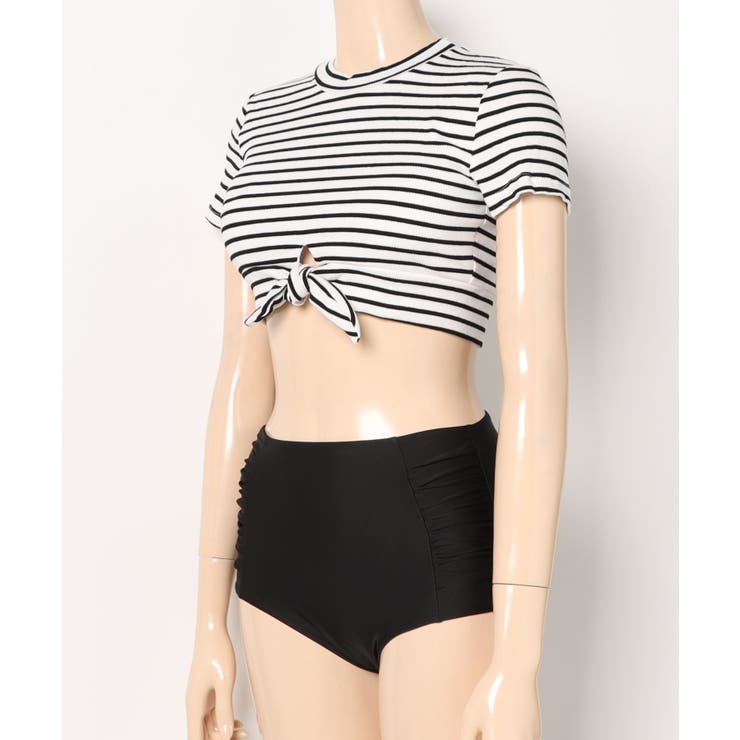 クロップドボーダービキニ LAVIA デザインビキニ | BUYSENSE | 詳細画像10 