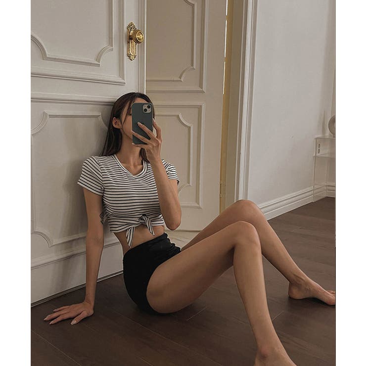 クロップドボーダービキニ LAVIA デザインビキニ | BUYSENSE | 詳細画像4 