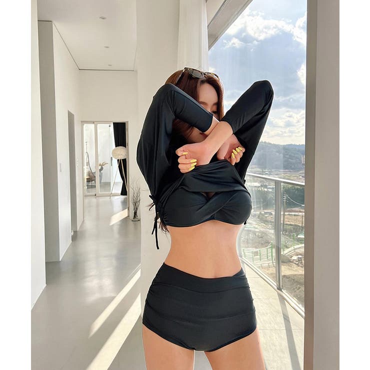 サイドリボンラッシュガードビキニ LAVIA デザインビキニ | BUYSENSE | 詳細画像9 