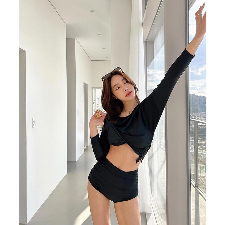 サイドリボンラッシュガードビキニ LAVIA デザインビキニ | BUYSENSE | 詳細画像12 