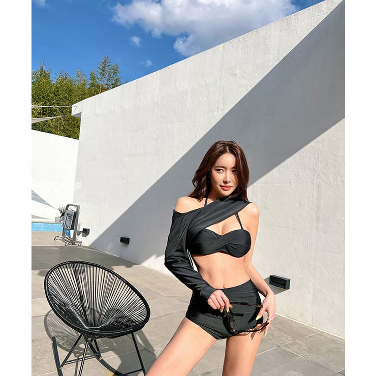 サイドリボンラッシュガードビキニ LAVIA デザインビキニ | BUYSENSE | 詳細画像19 