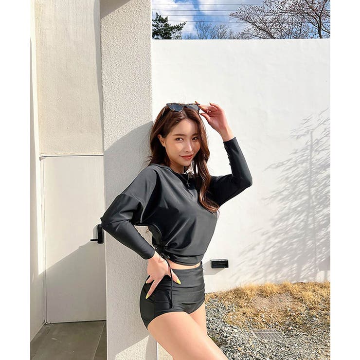 サイドリボンラッシュガードビキニ LAVIA デザインビキニ | BUYSENSE | 詳細画像22 