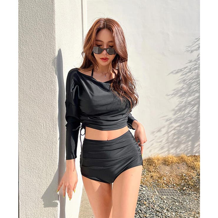 サイドリボンラッシュガードビキニ LAVIA デザインビキニ | BUYSENSE | 詳細画像2 