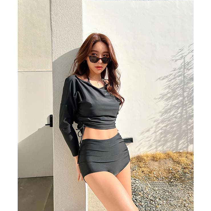 サイドリボンラッシュガードビキニ LAVIA デザインビキニ | BUYSENSE | 詳細画像7 