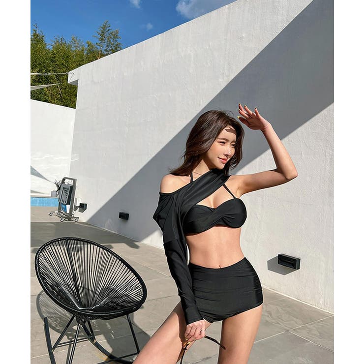 サイドリボンラッシュガードビキニ LAVIA デザインビキニ | BUYSENSE | 詳細画像8 