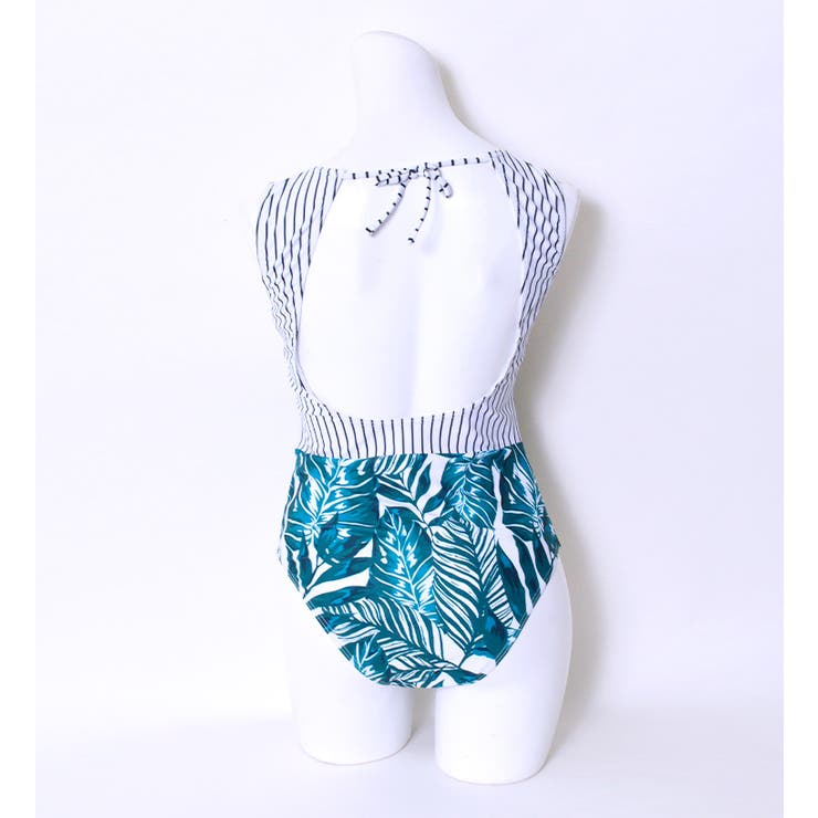 ワンピース水着 バックオープンボタニカルOP LAVIA | BUYSENSE | 詳細画像8 