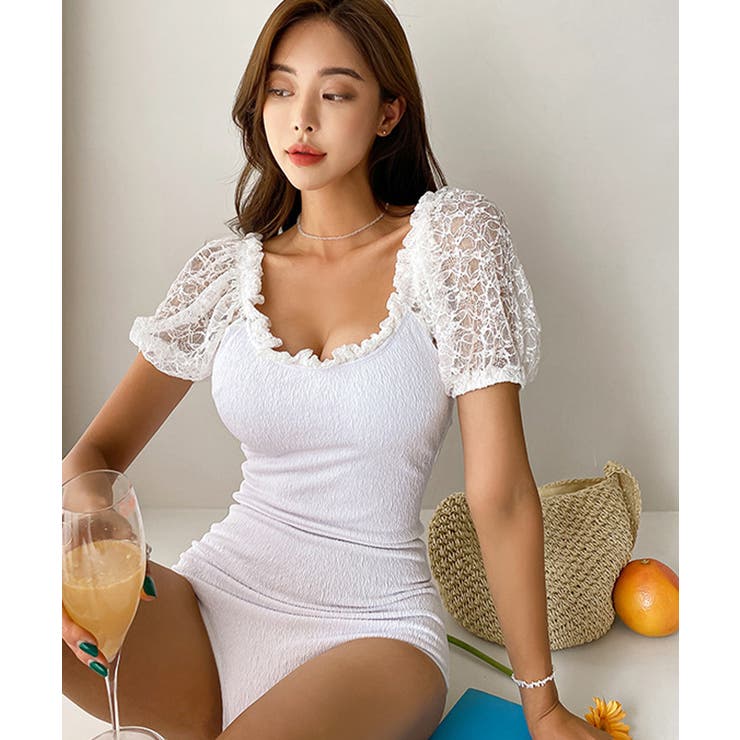 ワンピース水着 ショルダーレースワンピースビキニ LAVIA | BUYSENSE | 詳細画像7 