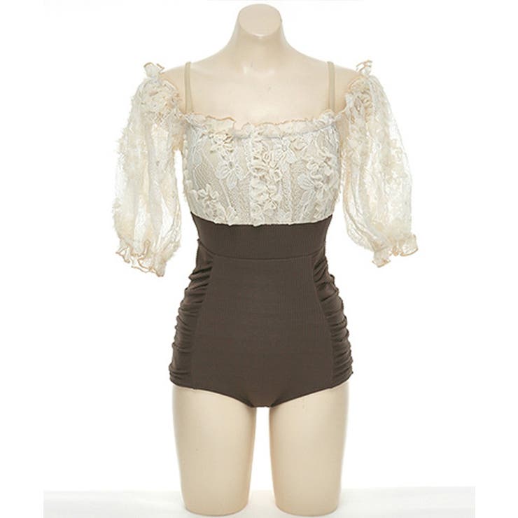 ワンピース水着 レースハイウエストワンピースビキニ LAVIA | BUYSENSE | 詳細画像4 