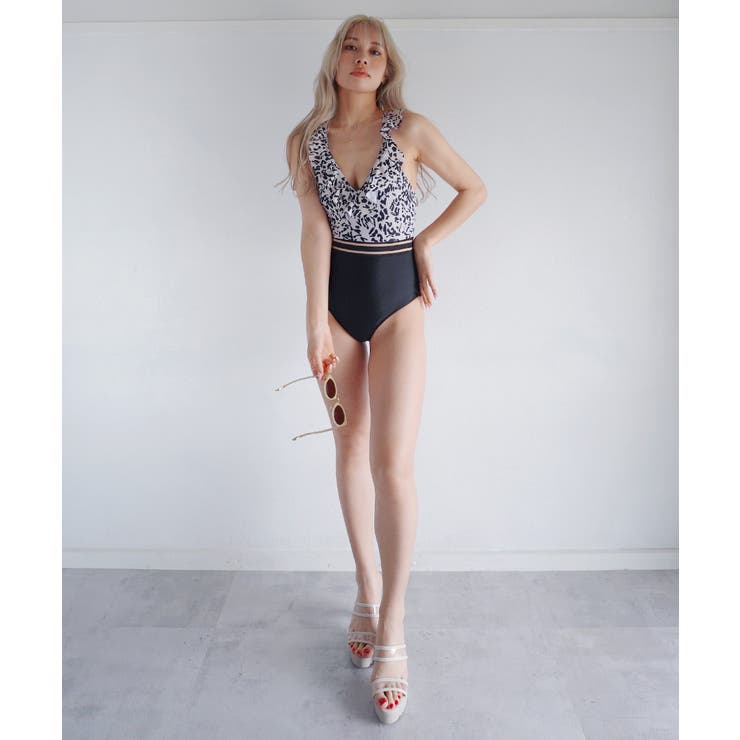 水着レディース レオパードパターンワンピースビキニ LAVIA | BUYSENSE | 詳細画像4 