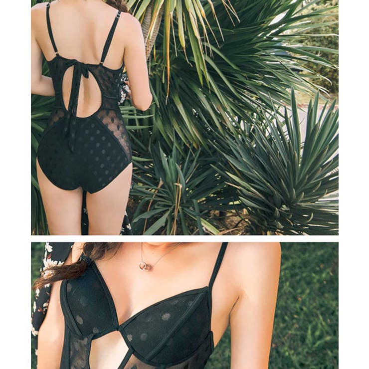 レースドットワンピースビキニ LAVIA ワンピースビキニ | BUYSENSE | 詳細画像5 