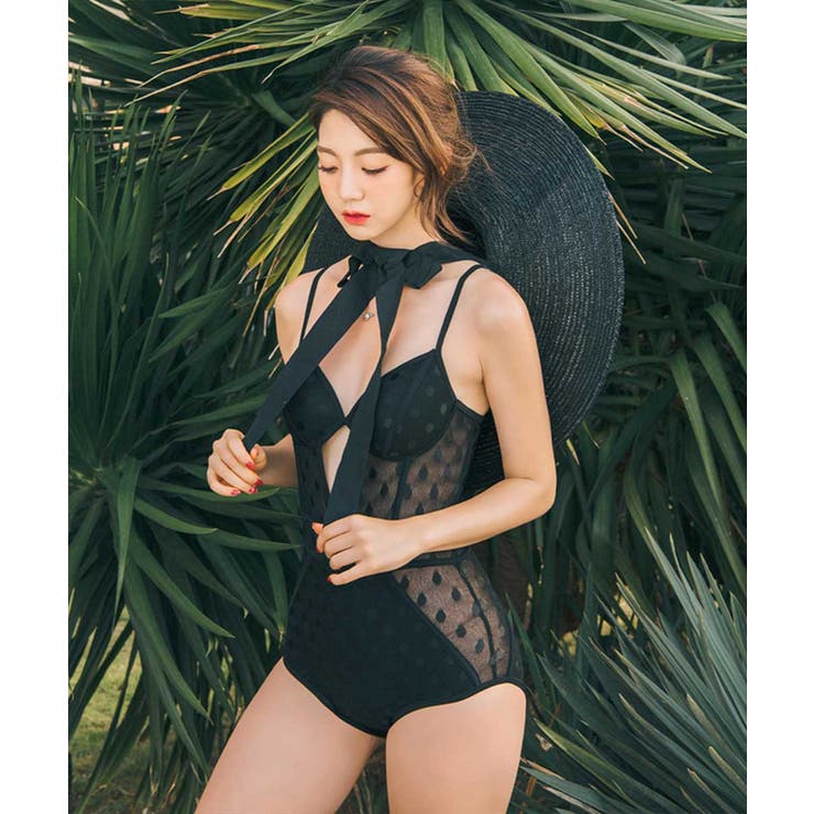 レースドットワンピースビキニ LAVIA ワンピースビキニ | BUYSENSE | 詳細画像7 
