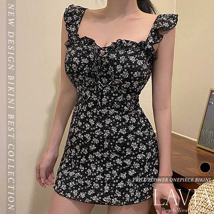 フリルフラワーワンピースビキニ LAVIA ワンピースビキニ | BUYSENSE | 詳細画像1 