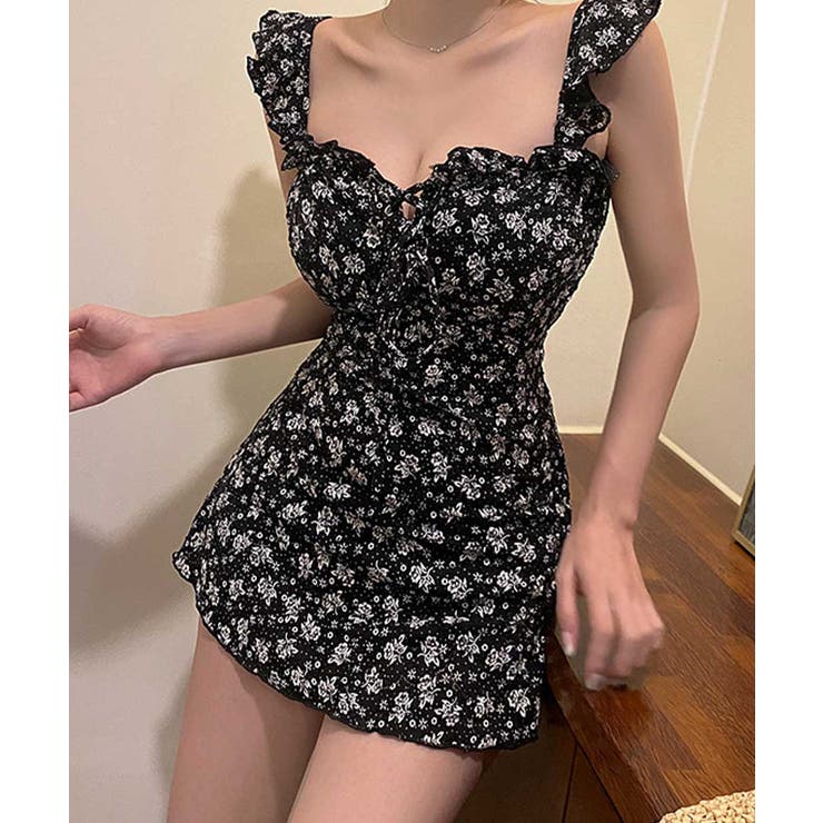 フリルフラワーワンピースビキニ LAVIA ワンピースビキニ | BUYSENSE | 詳細画像3 