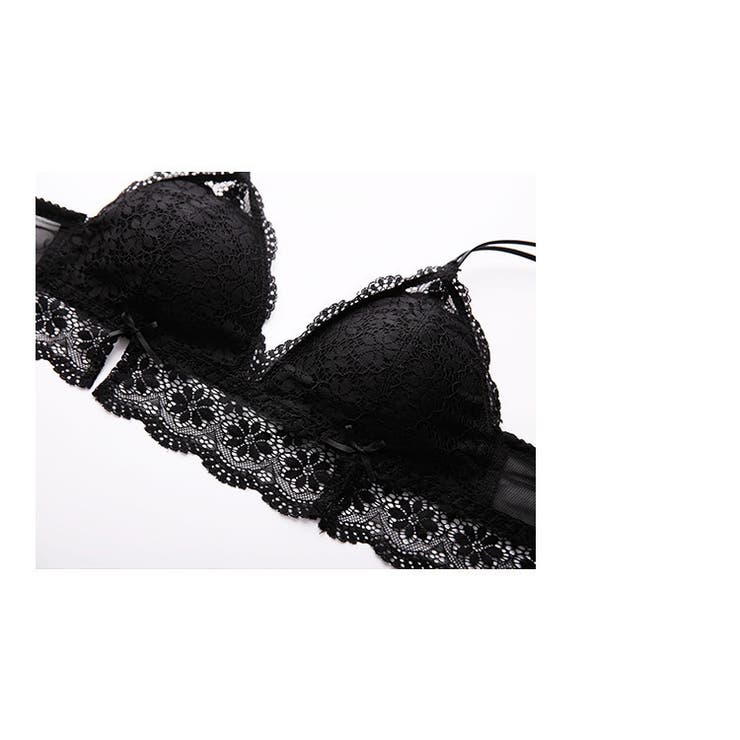 ダブルリボンflowerlace ブラショーツセット ノンワイヤー | BUYSENSE | 詳細画像16 