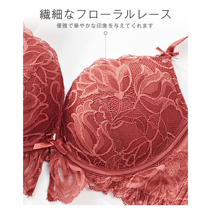 Lovelyリボン ブラショーツセット ノンワイヤー | BUYSENSE | 詳細画像4 