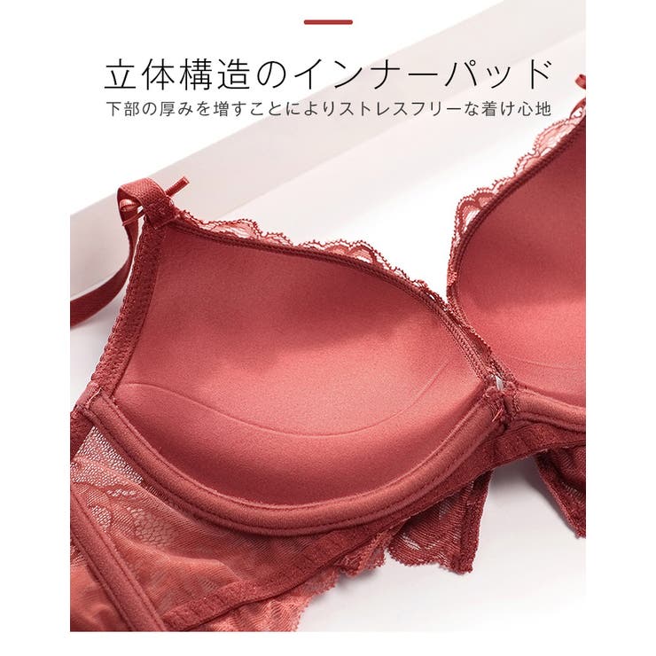 Lovelyリボン ブラショーツセット ノンワイヤー | BUYSENSE | 詳細画像5 