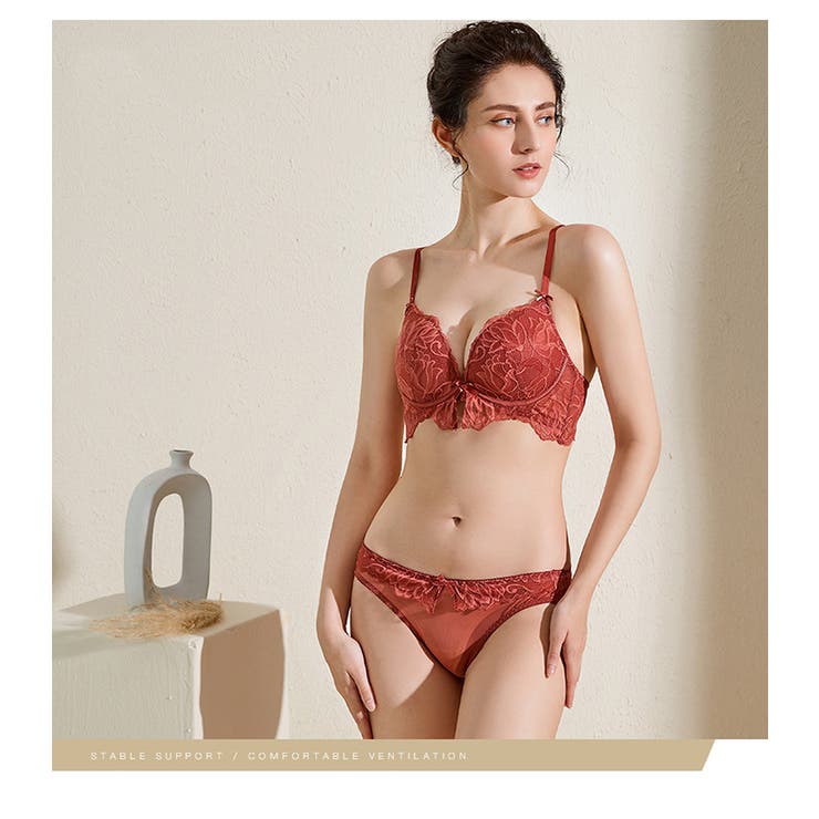 Lovelyリボン ブラショーツセット ノンワイヤー | BUYSENSE | 詳細画像7 
