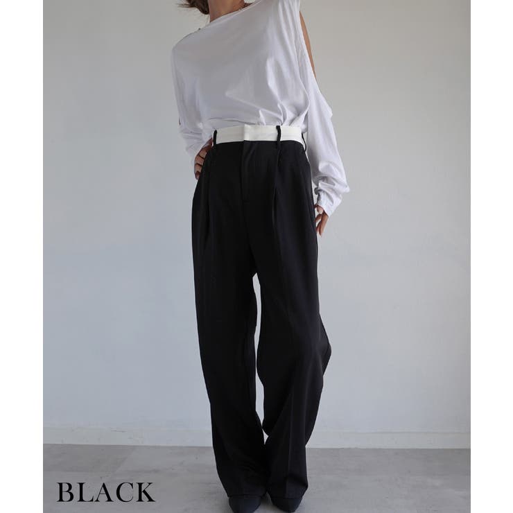 ウエストデザインタックパンツ Rashik ボトム | BUYSENSE | 詳細画像9 