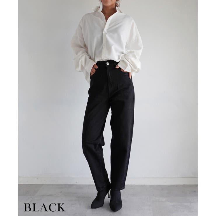 カーブデニムパンツ Rashik ボトム | BUYSENSE | 詳細画像11 