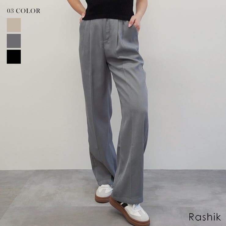 ウエストボタンストレートパンツ Rashik ボトム | BUYSENSE | 詳細画像1 