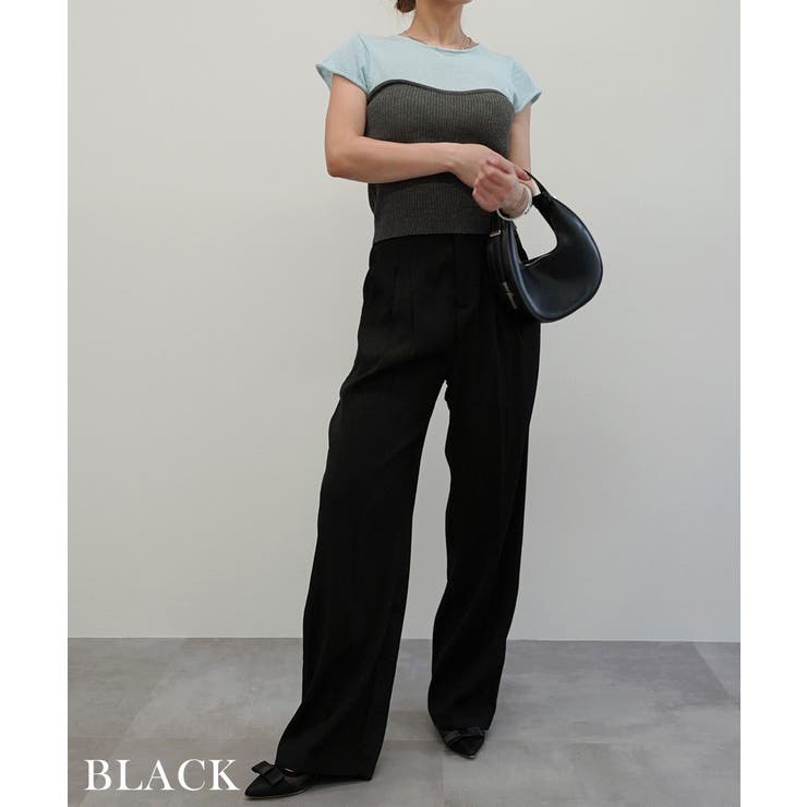 ウエストボタンストレートパンツ Rashik ボトム | BUYSENSE | 詳細画像7 