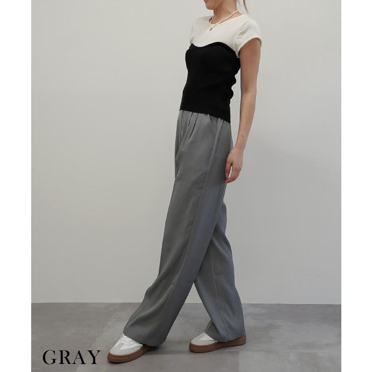 ウエストボタンストレートパンツ Rashik ボトム | BUYSENSE | 詳細画像6 