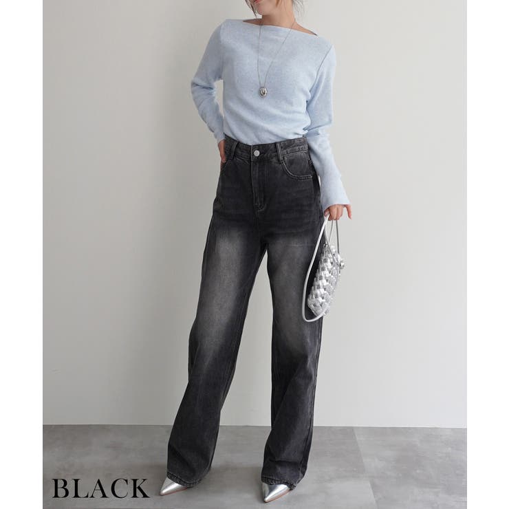ブリーチデニムRashik ボトム 大人カジュアル スタイルアップ レディース | BUYSENSE | 詳細画像9 