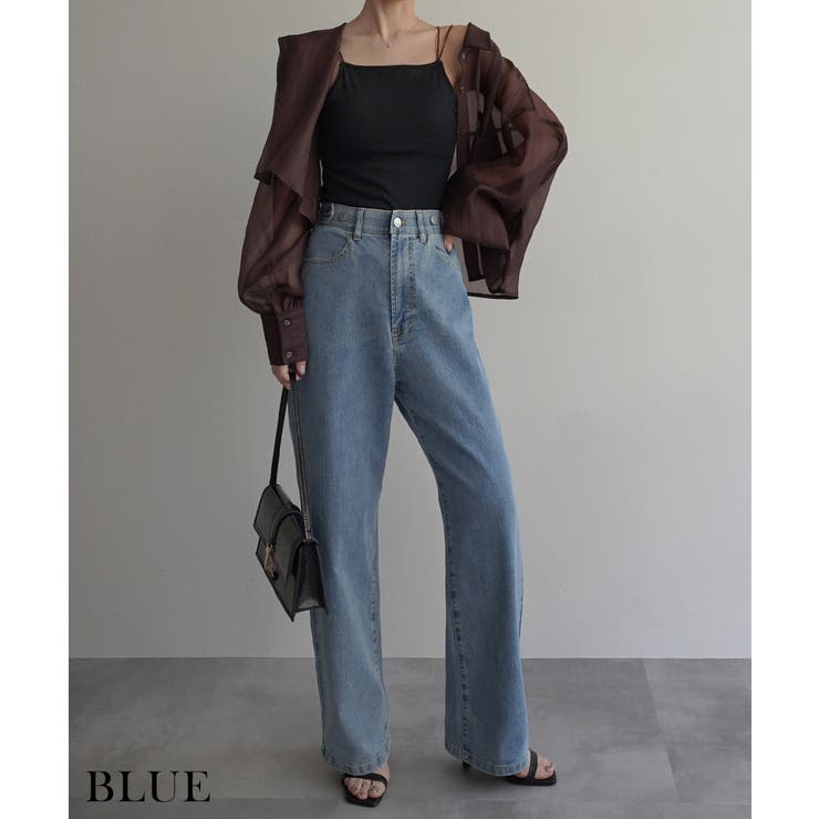 ワイドストレートリサイクルデニムRashik デニム 大人カジュアル | BUYSENSE | 詳細画像11 