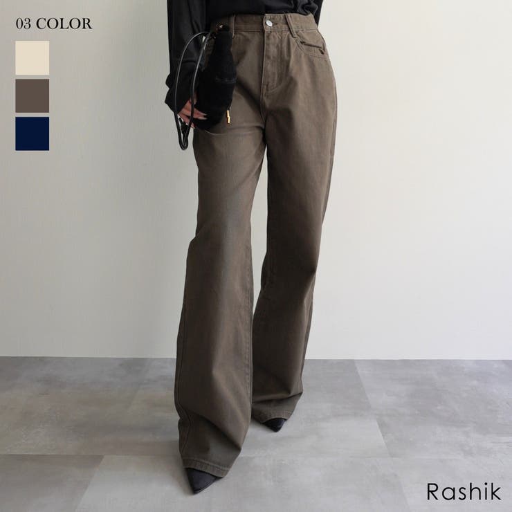 コットンワイドパンツ Rashik ボトム | BUYSENSE | 詳細画像1 