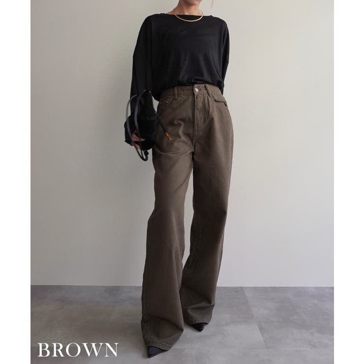 コットンワイドパンツ Rashik ボトム | BUYSENSE | 詳細画像10 