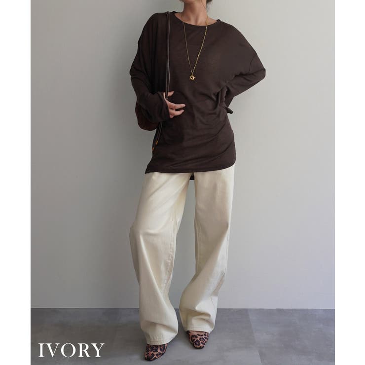 コットンワイドパンツ Rashik ボトム | BUYSENSE | 詳細画像5 