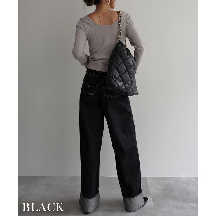 ロールアップルーズデニムRashik ボトム 大人カジュアル | BUYSENSE | 詳細画像10 