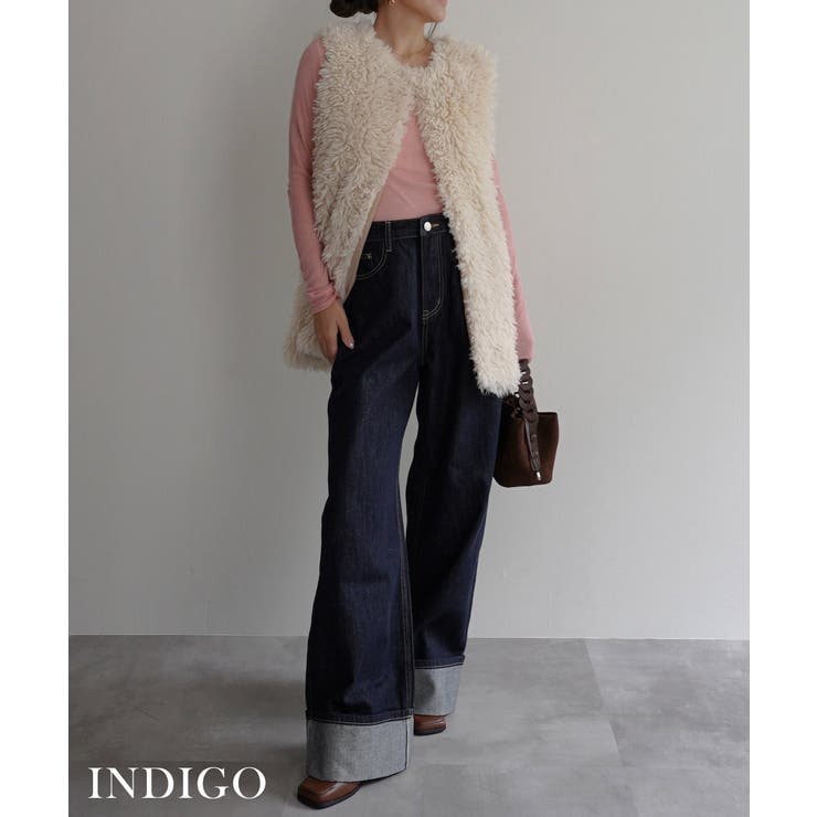 ロールアップルーズデニムRashik ボトム 大人カジュアル | BUYSENSE | 詳細画像7 