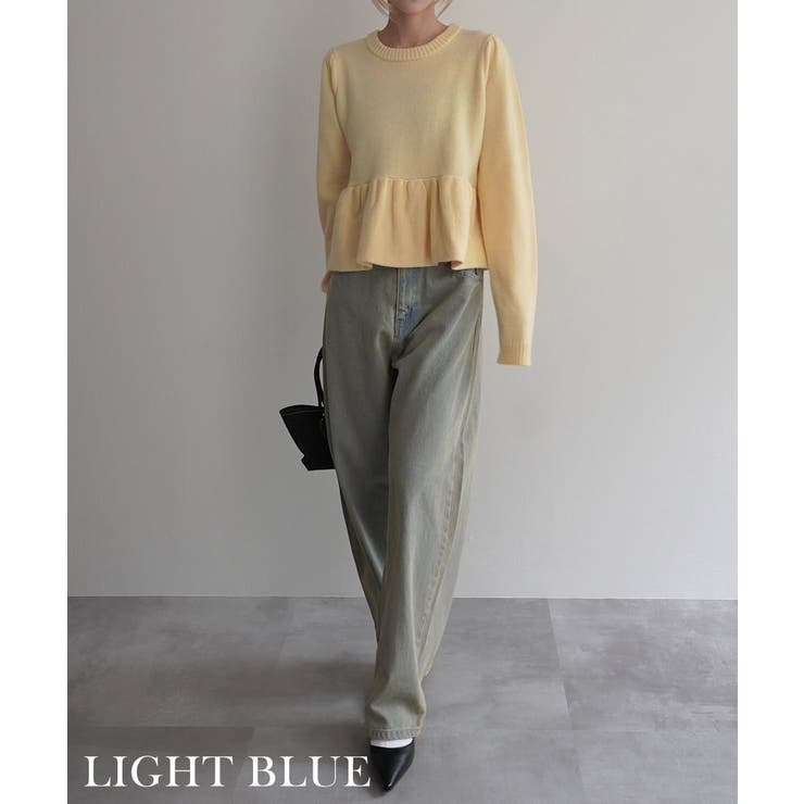 コクーンシルエットデニムRashik ボトム 大人カジュアル | BUYSENSE | 詳細画像6 