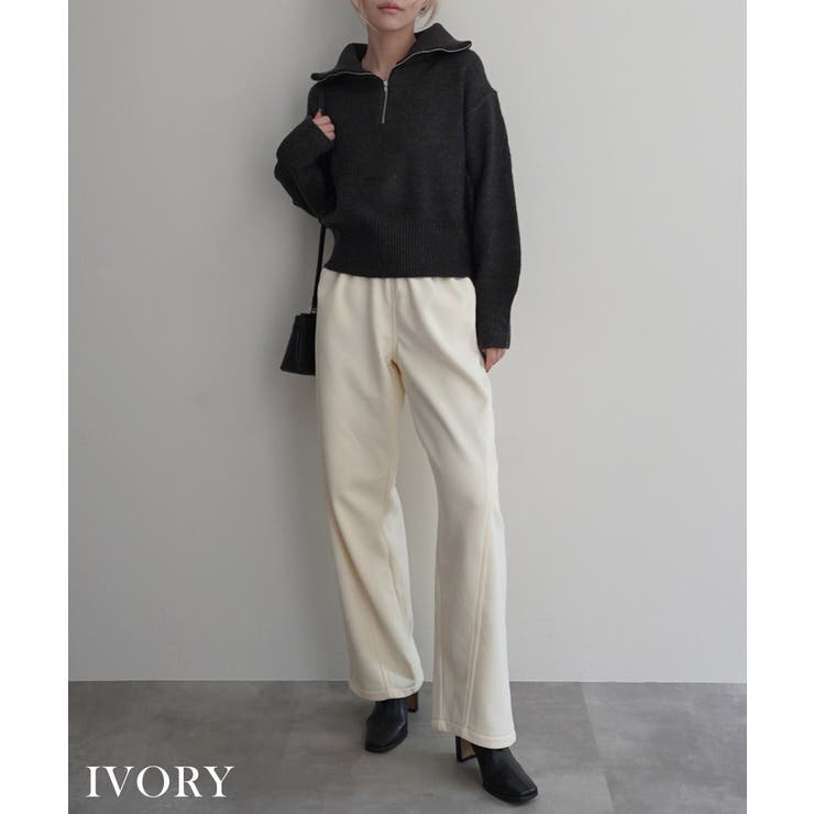 カーブライン裏起毛スウェットパンツRashik ボトム 大人カジュアル | BUYSENSE | 詳細画像5 