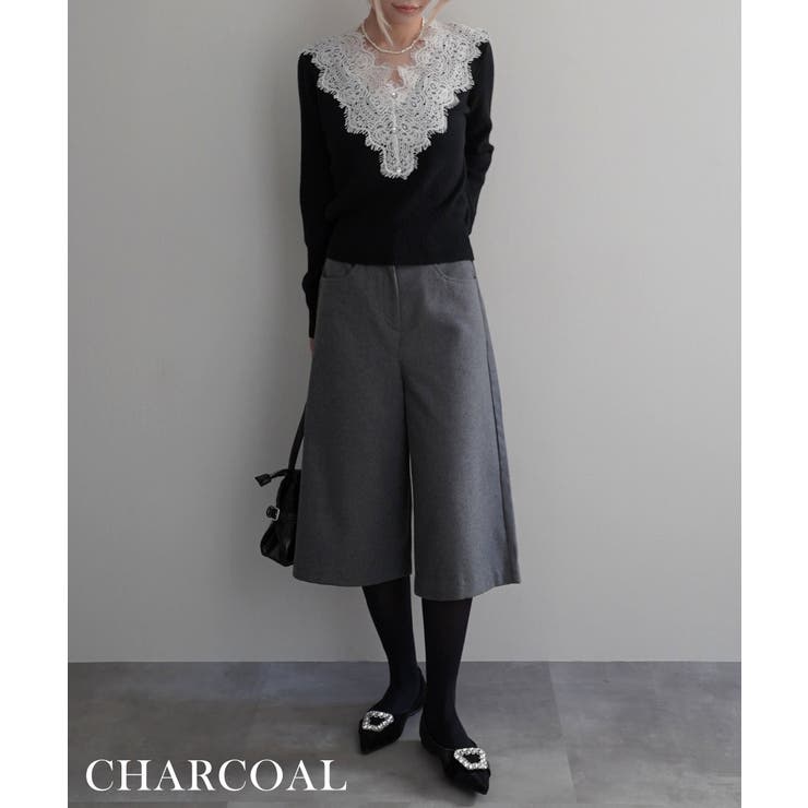 ウールライクバミューダパンツ Rashik ボトム | BUYSENSE | 詳細画像10 