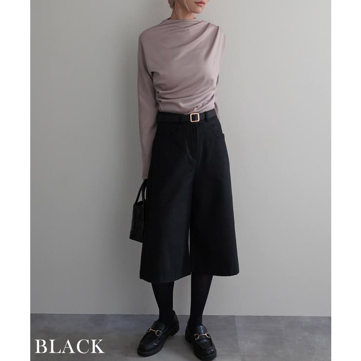 ウールライクバミューダパンツ Rashik ボトム | BUYSENSE | 詳細画像11 